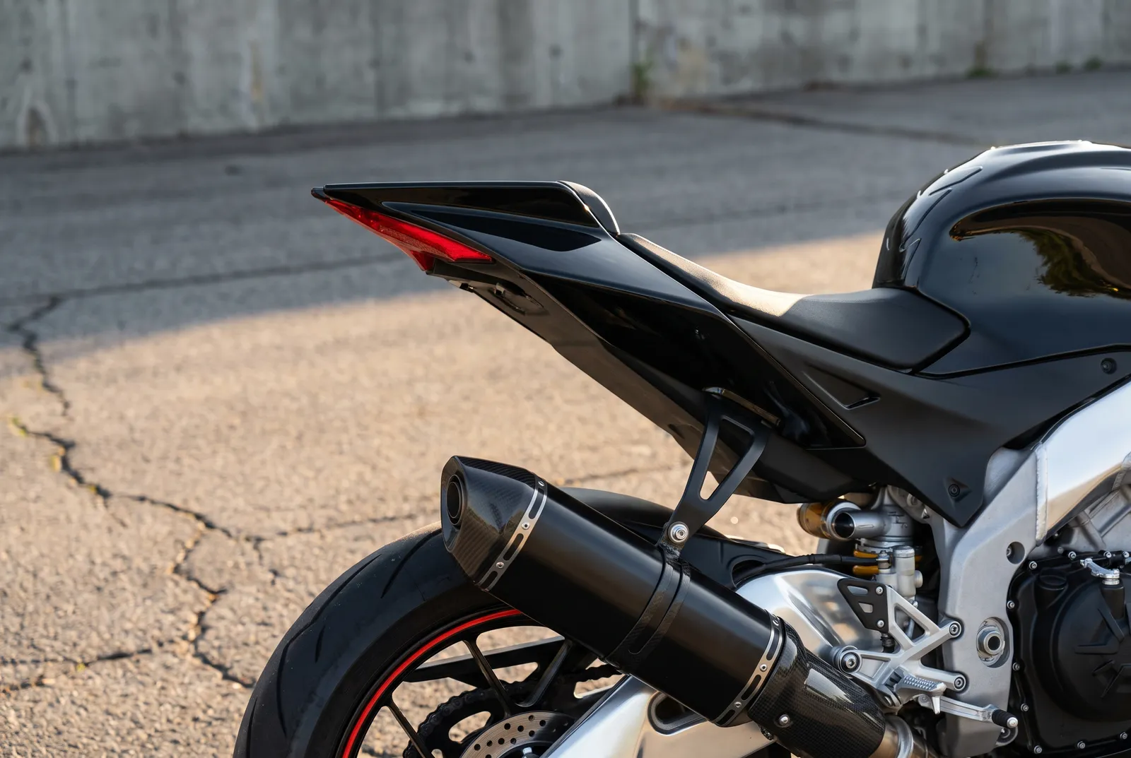 Detail van een Aprilia RS