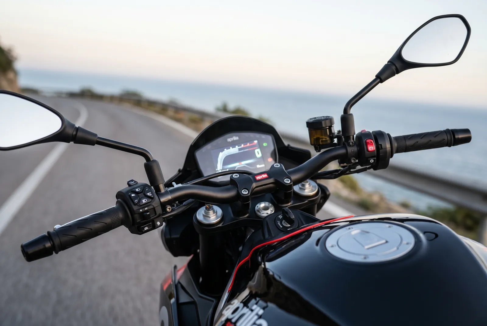 Interieur van een Aprilia