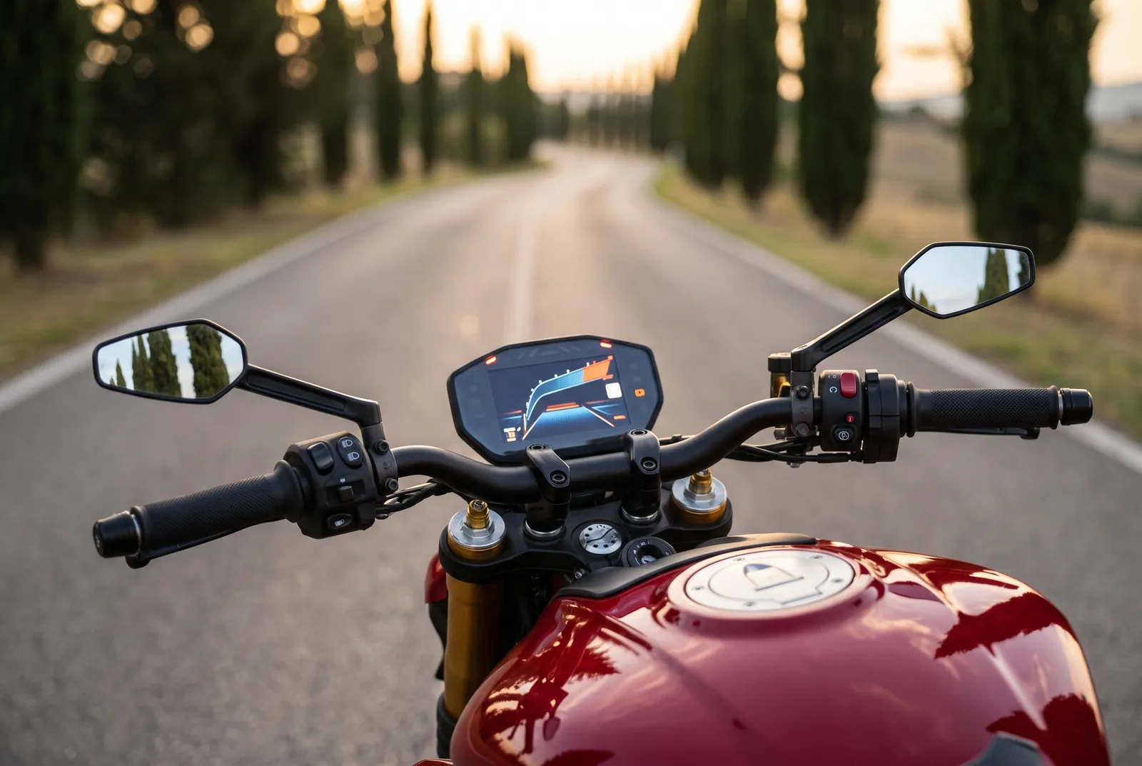Interieur van een Ducati