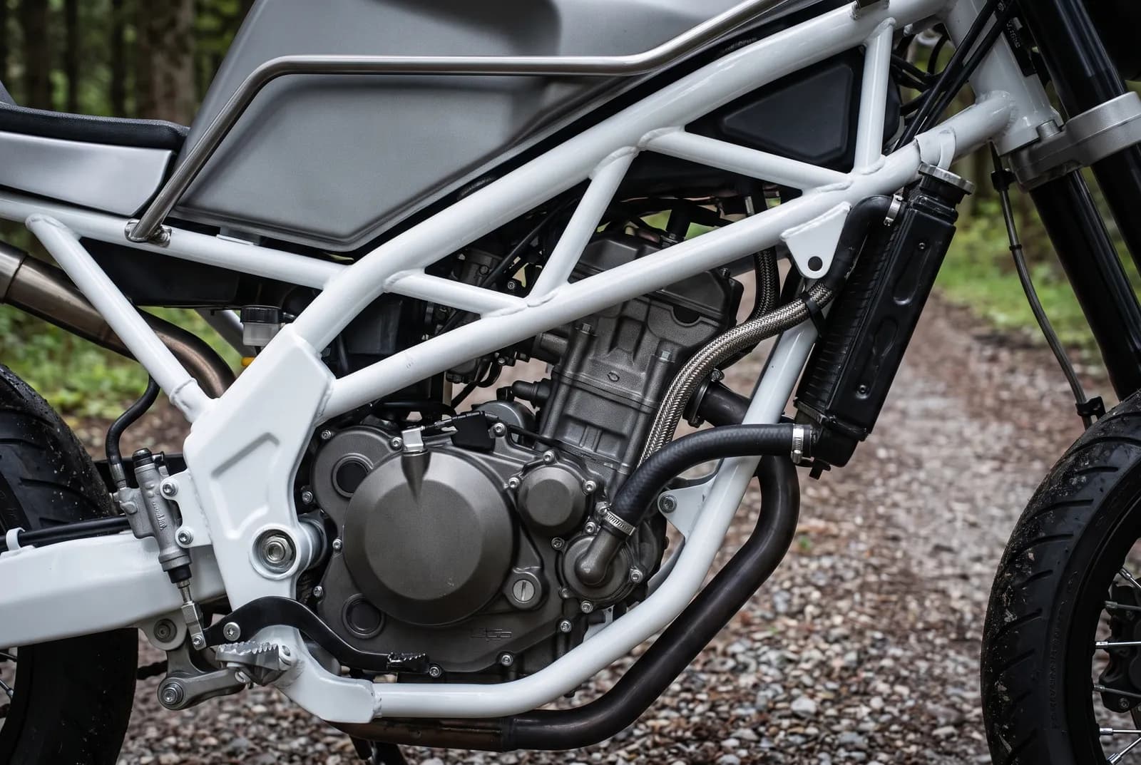Detail van een Husqvarna