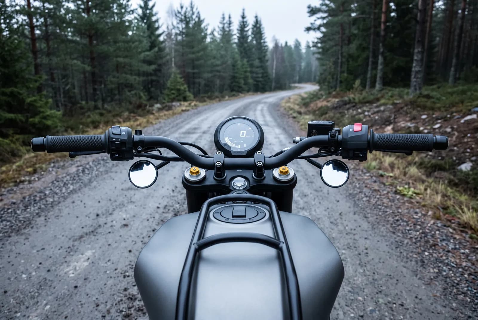 Interieur van een Husqvarna