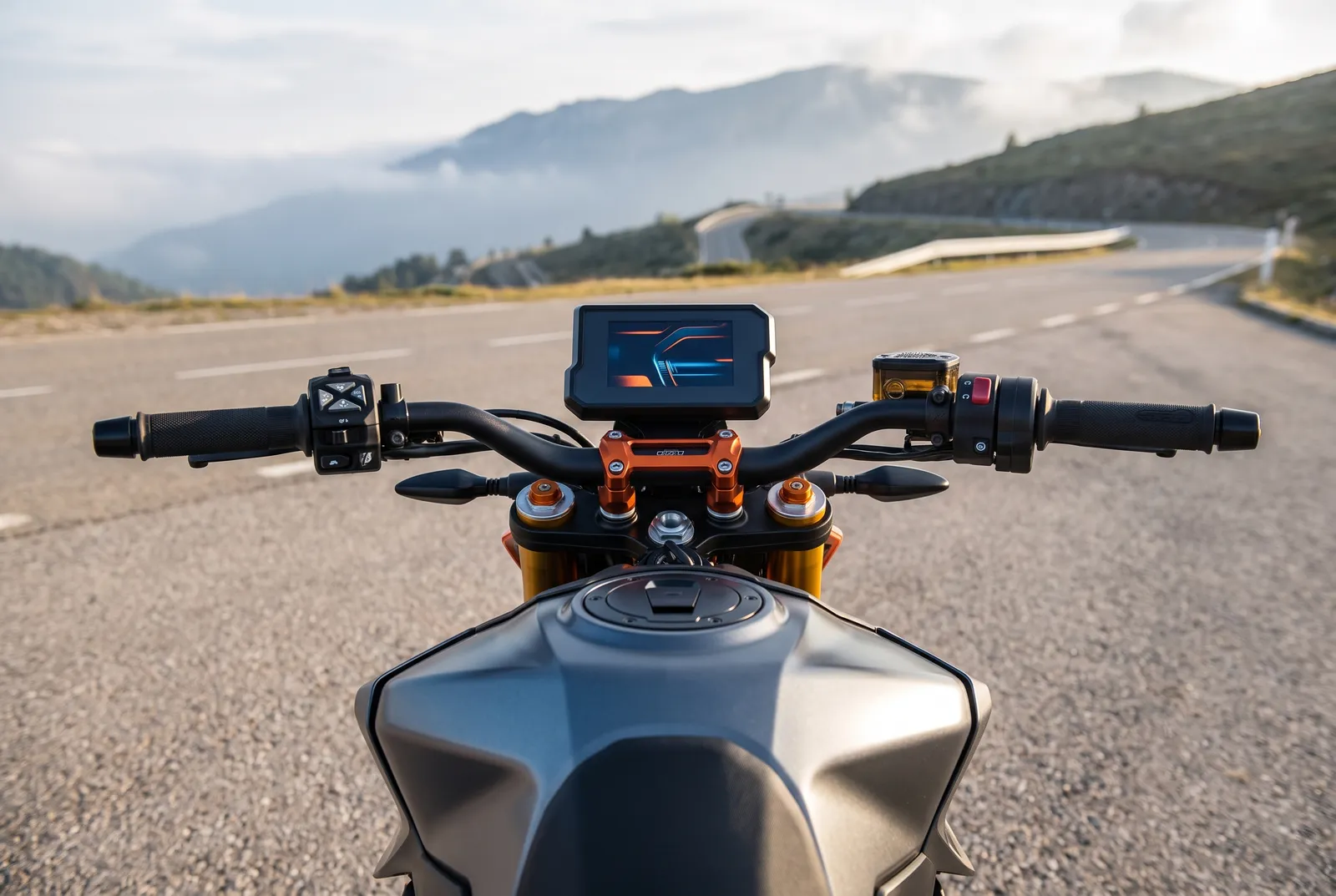 Interieur van een KTM